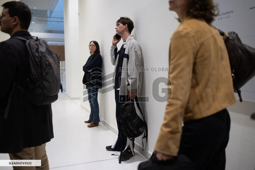 Raphael Enthoven trial for public insult against LFI - Paris