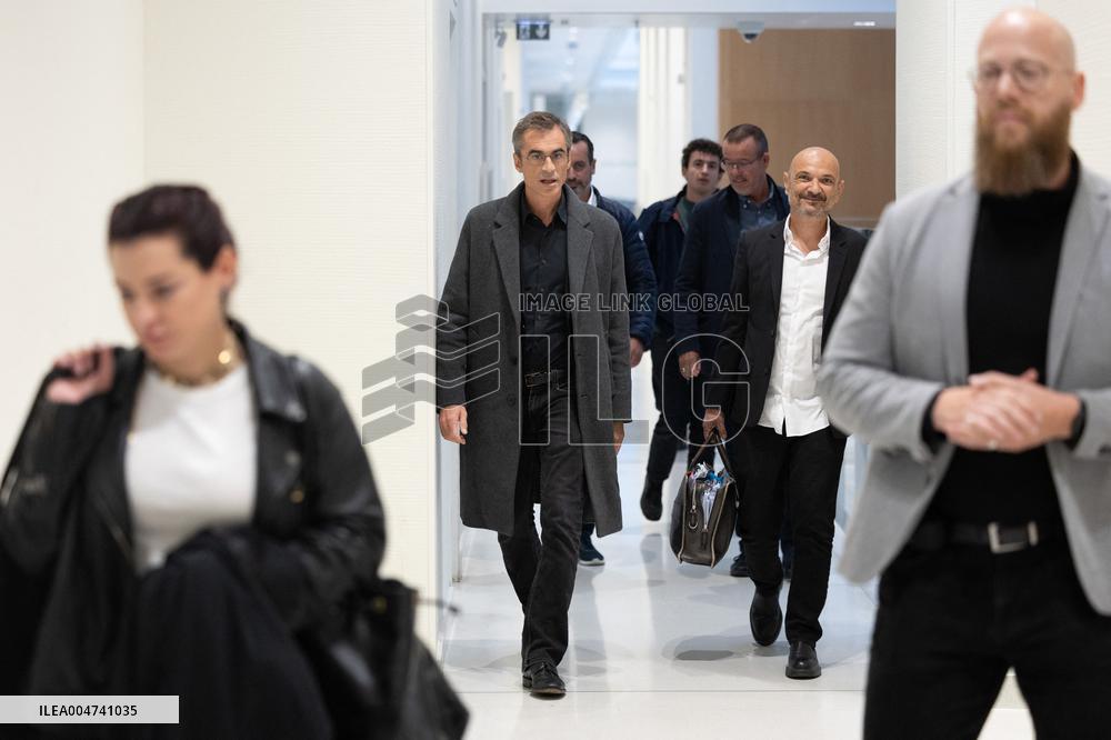 Raphael Enthoven trial for public insult against LFI - Paris