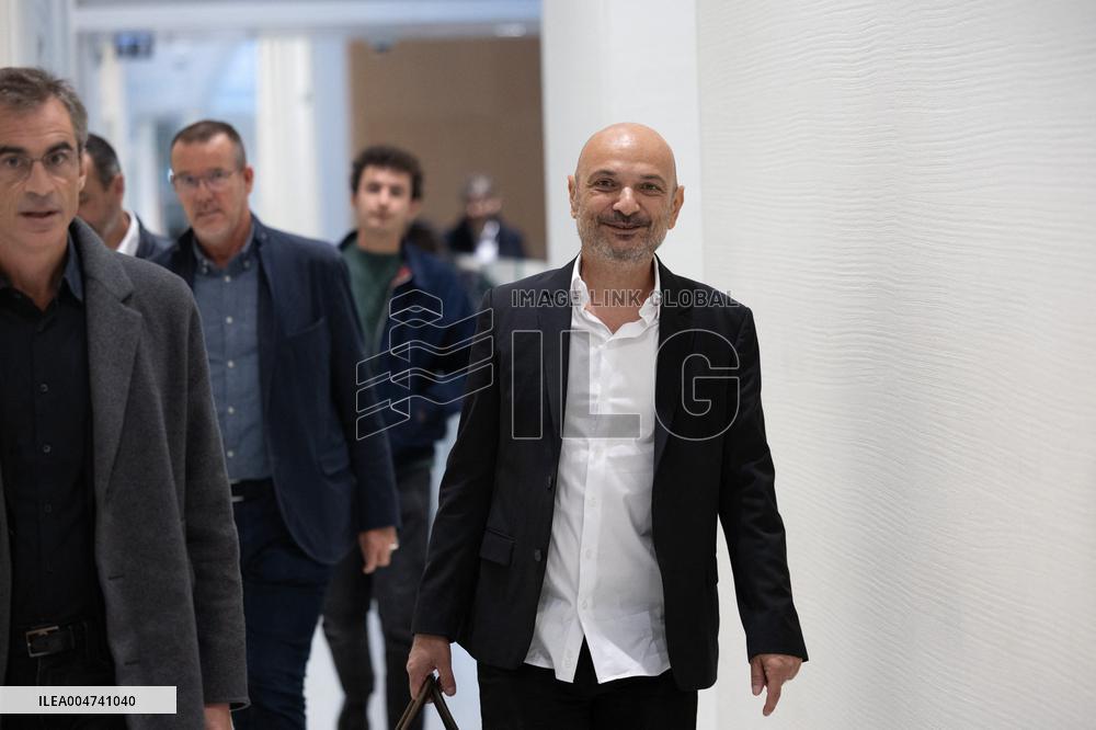 Raphael Enthoven trial for public insult against LFI - Paris
