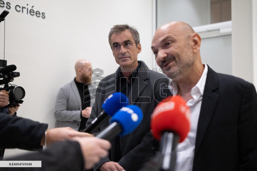 Raphael Enthoven trial for public insult against LFI - Paris