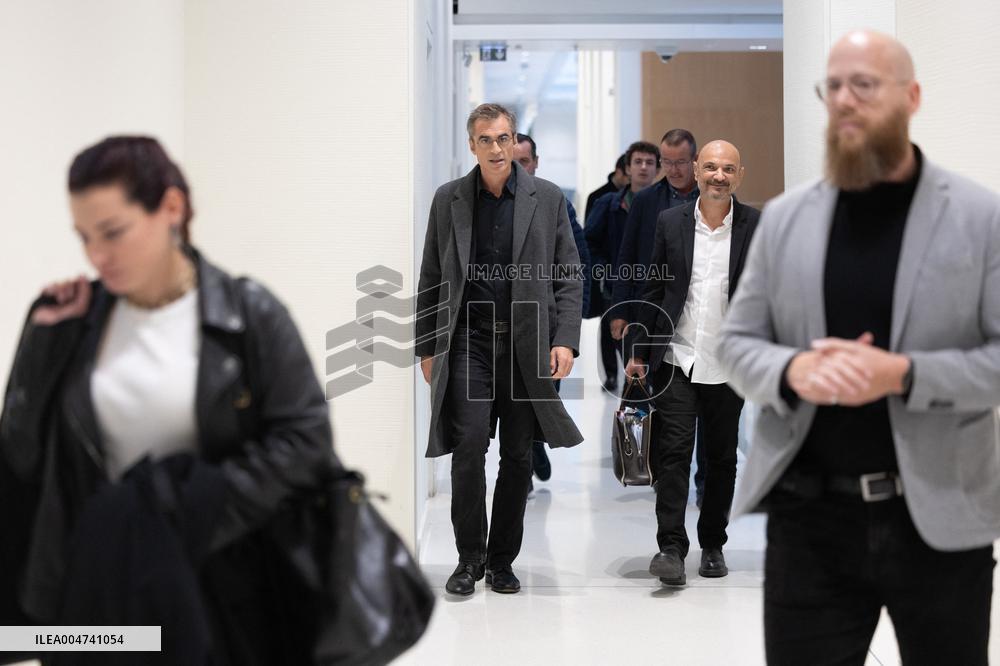 Raphael Enthoven trial for public insult against LFI - Paris