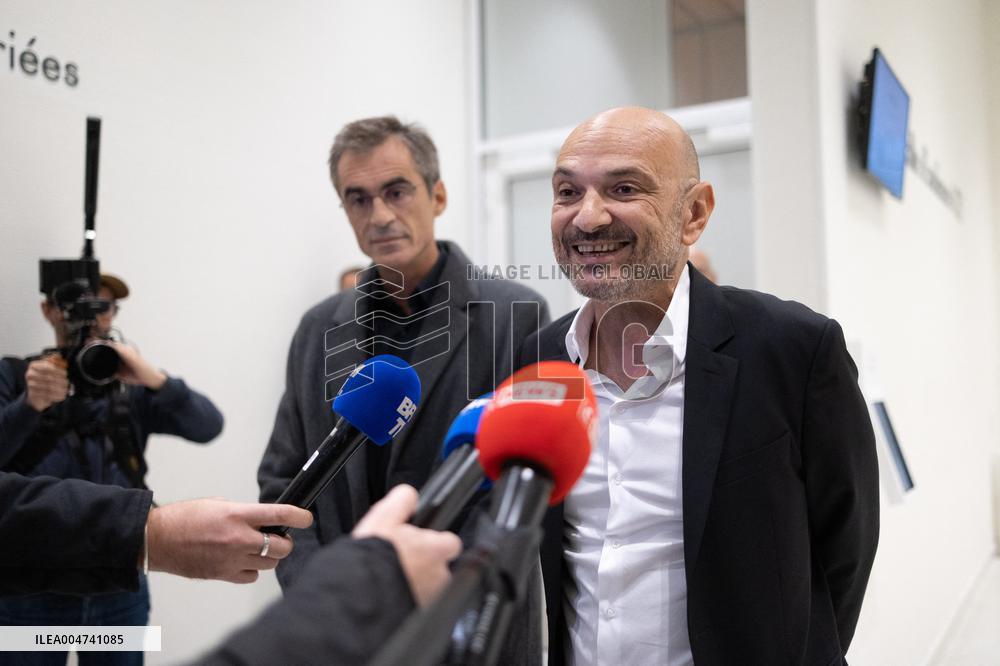 Raphael Enthoven trial for public insult against LFI - Paris