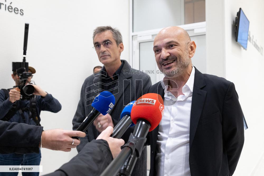 Raphael Enthoven trial for public insult against LFI - Paris