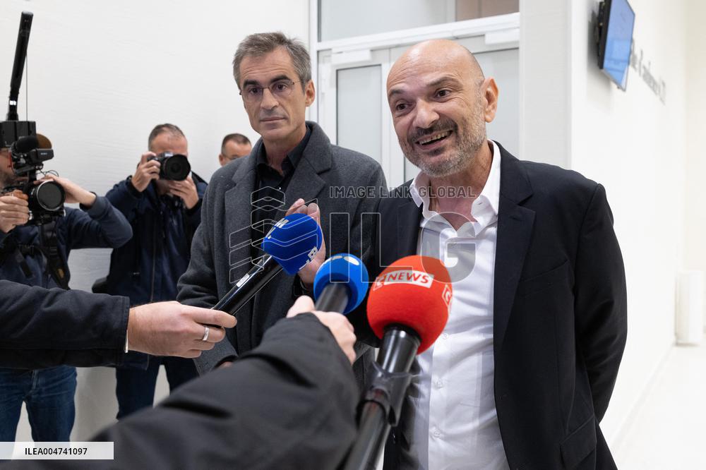 Raphael Enthoven trial for public insult against LFI - Paris