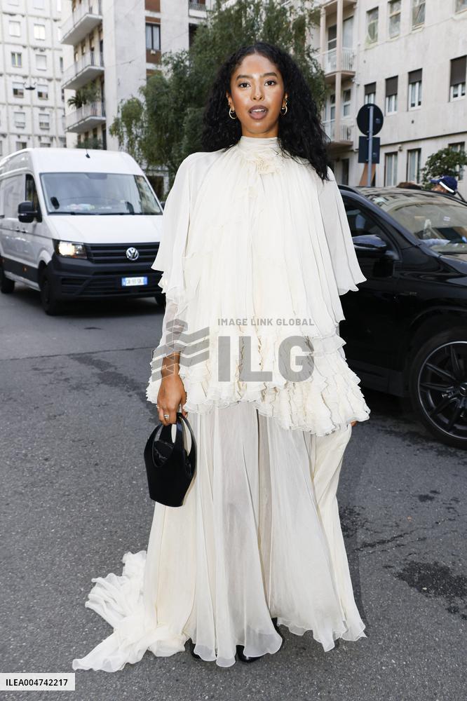 MFW - Alberta Ferretti Arrivals
