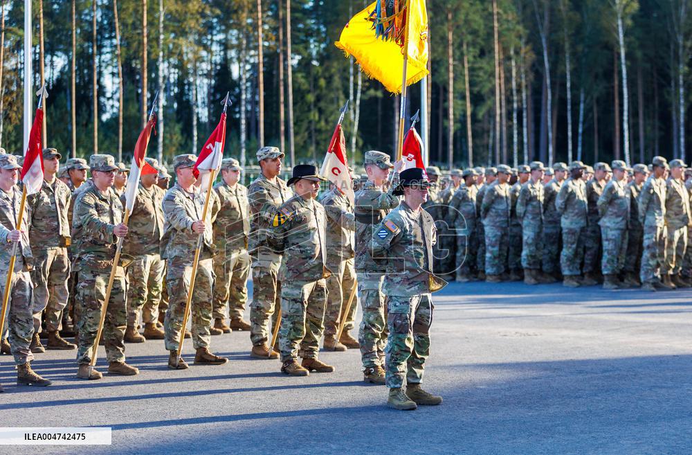 The transfer of authority ceremony