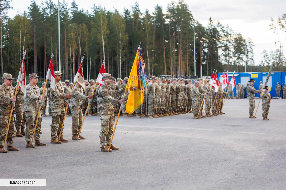 The transfer of authority ceremony