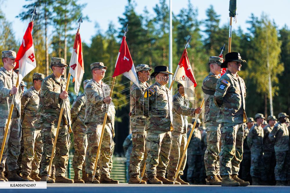 The transfer of authority ceremony