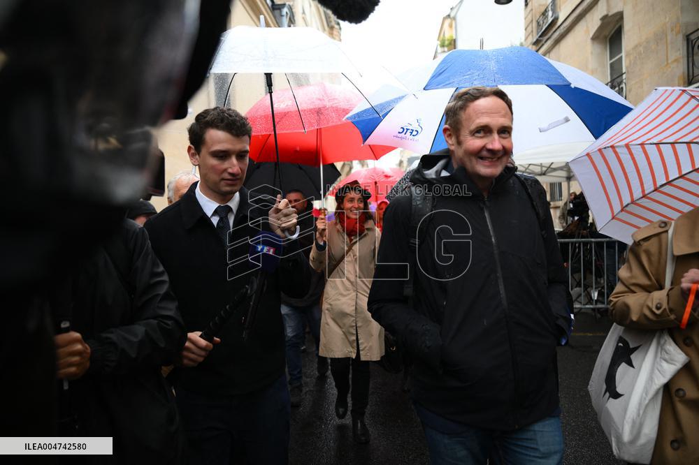 PM Lecornu Meets With Trade Unions - Paris