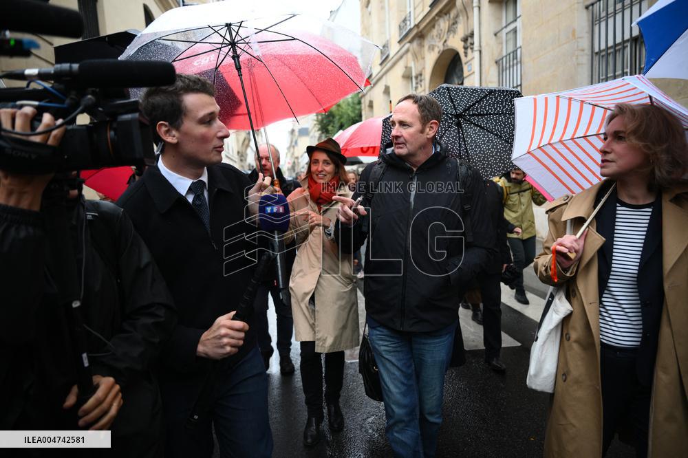 PM Lecornu Meets With Trade Unions - Paris