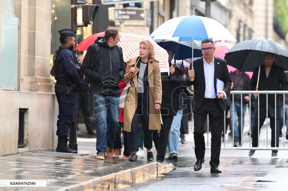 PM Lecornu Meets With Trade Unions - Paris