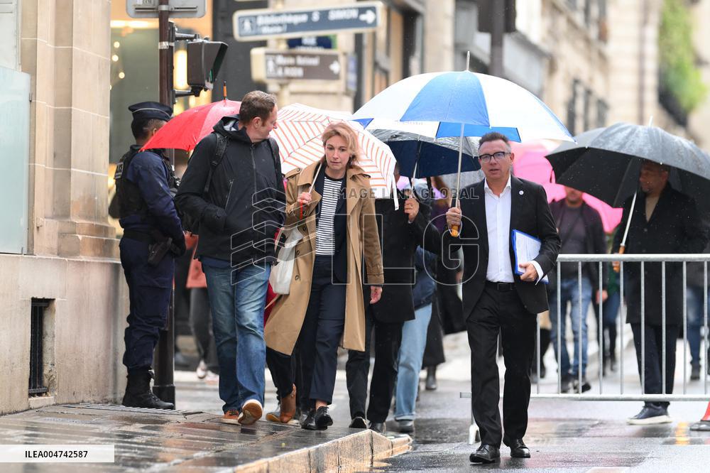 PM Lecornu Meets With Trade Unions - Paris