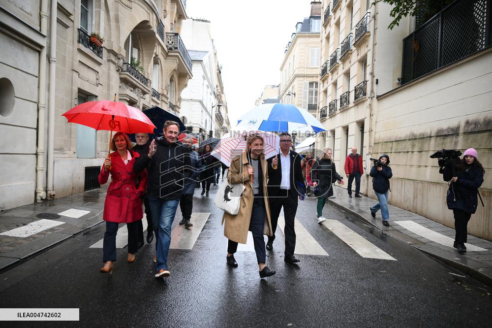 PM Lecornu Meets With Trade Unions - Paris