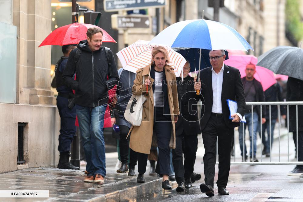 PM Lecornu Meets With Trade Unions - Paris