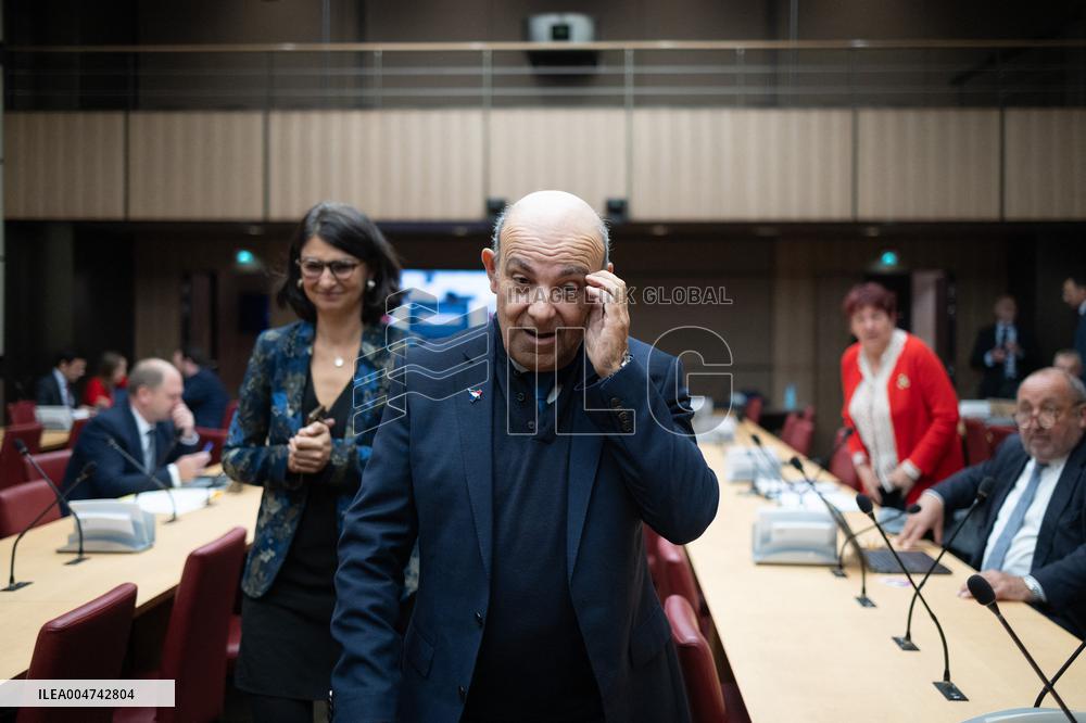 Hearing of Eric Trappier at the National Assembly - Paris