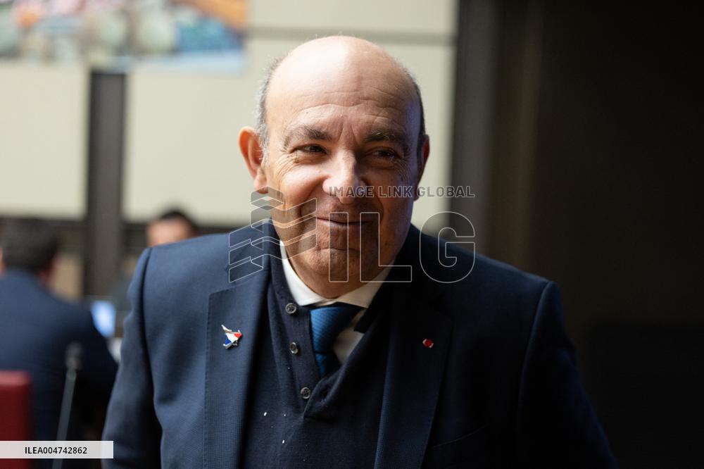 Hearing of Eric Trappier at the National Assembly - Paris