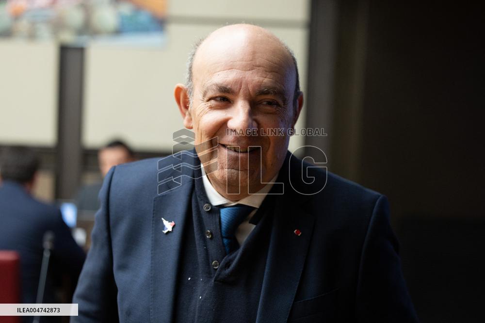 Hearing of Eric Trappier at the National Assembly - Paris