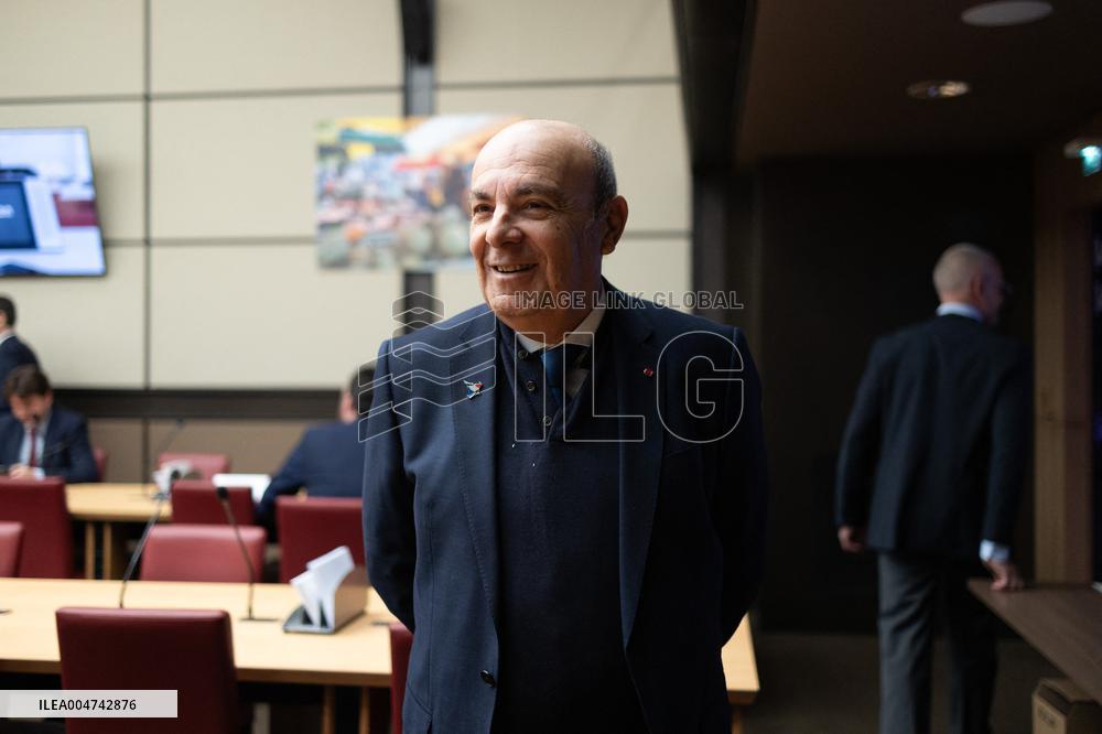Hearing of Eric Trappier at the National Assembly - Paris