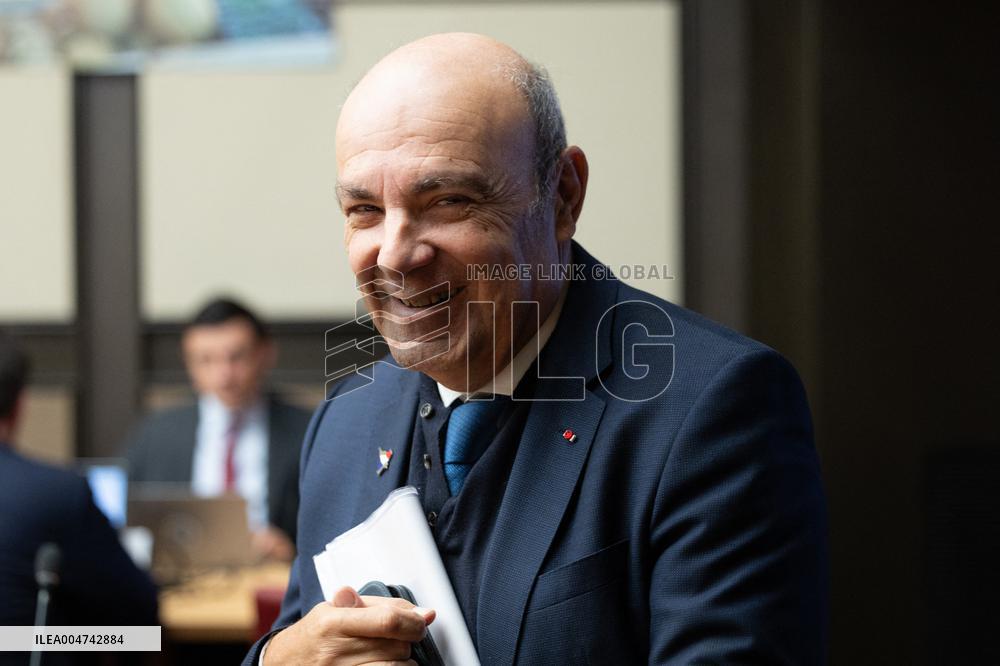 Hearing of Eric Trappier at the National Assembly - Paris