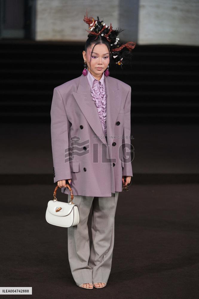 MFW - Gucci Fashion Show Arrivals