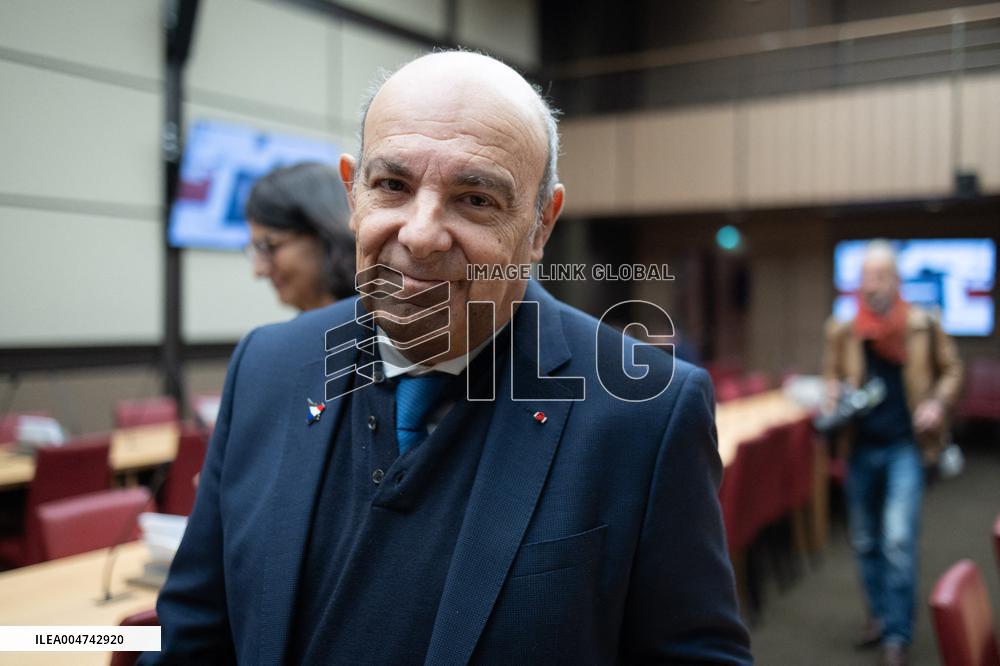 Hearing of Eric Trappier at the National Assembly - Paris