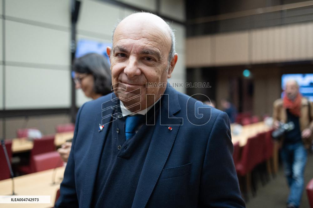 Hearing of Eric Trappier at the National Assembly - Paris