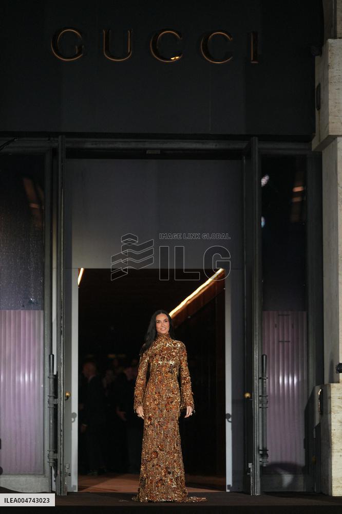 MFW - Gucci Fashion Show Arrivals