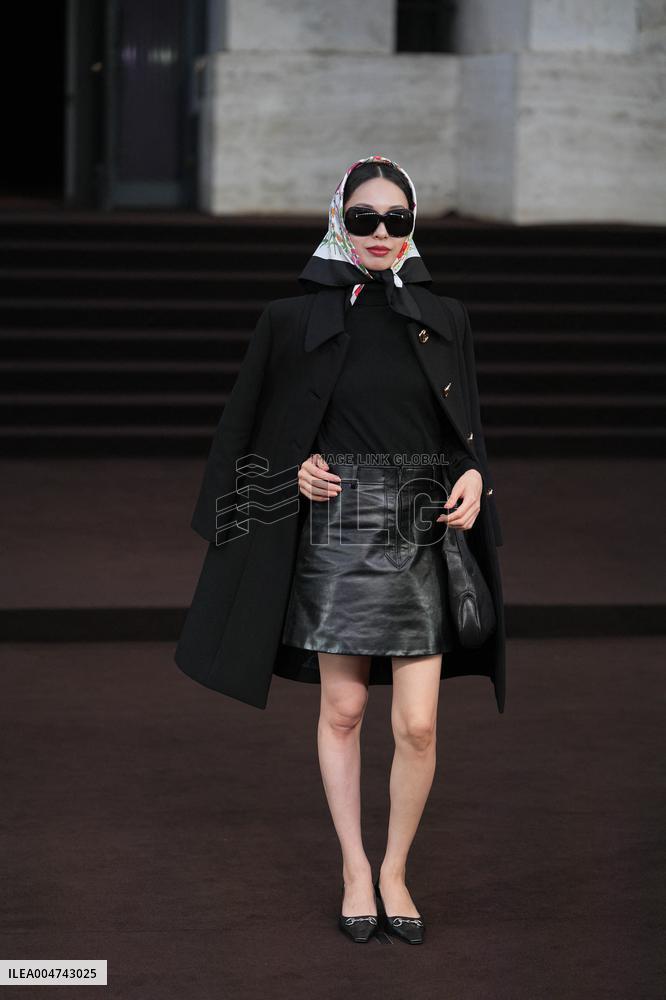 MFW - Gucci Fashion Show Arrivals