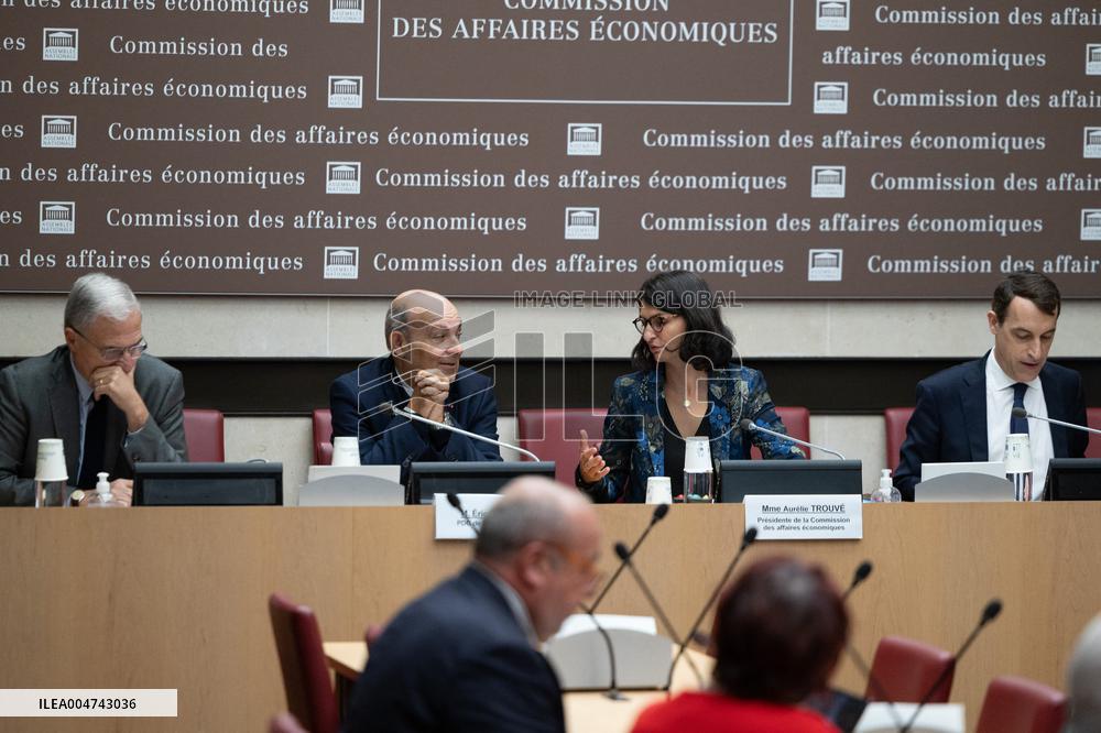 Hearing of Eric Trappier at the National Assembly - Paris