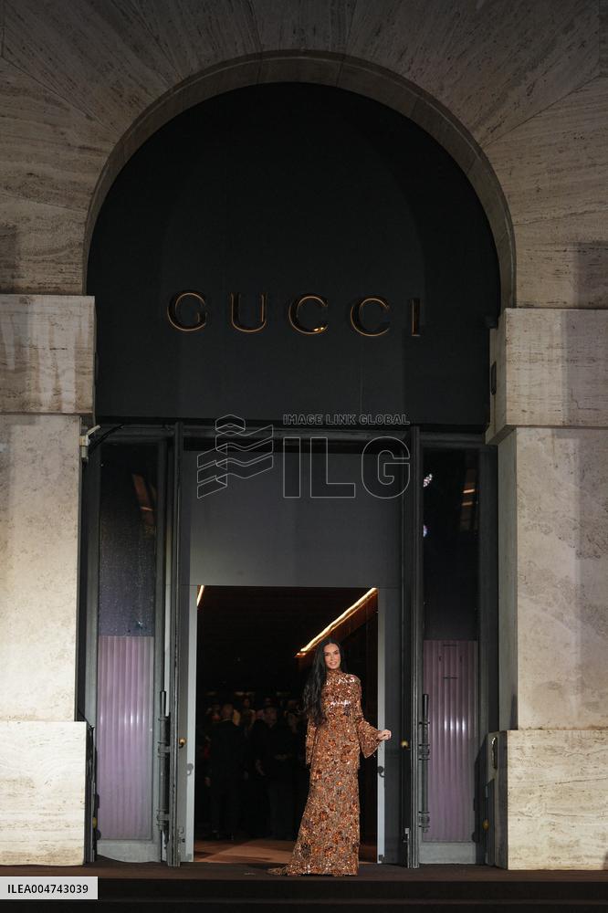 MFW - Gucci Fashion Show Arrivals