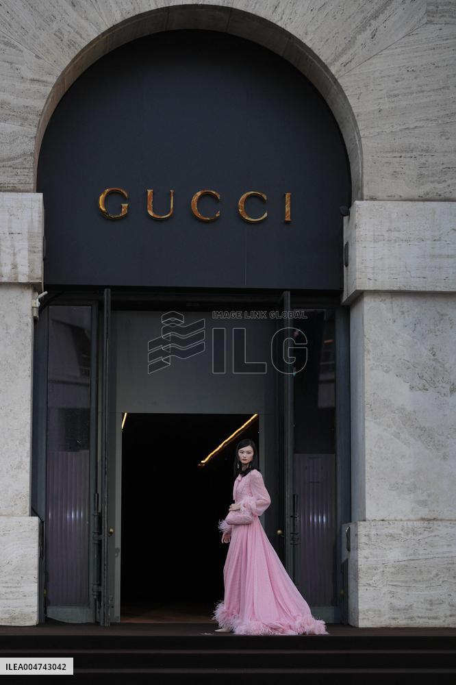 MFW - Gucci Fashion Show Arrivals