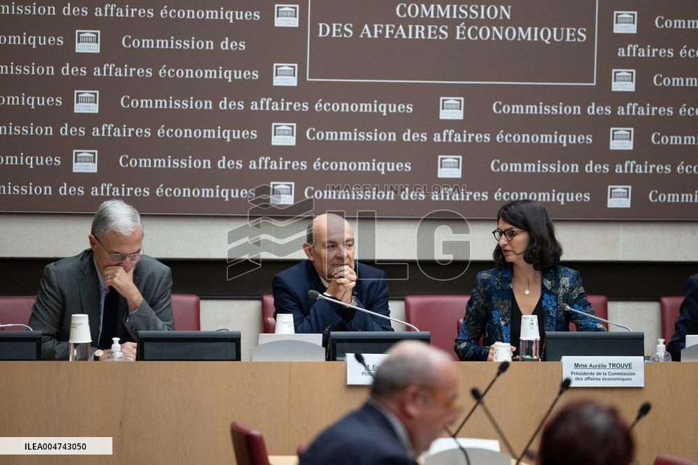 Hearing of Eric Trappier at the National Assembly - Paris