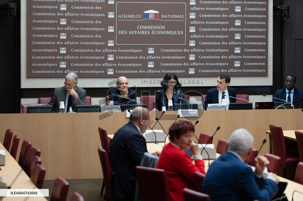 Hearing of Eric Trappier at the National Assembly - Paris