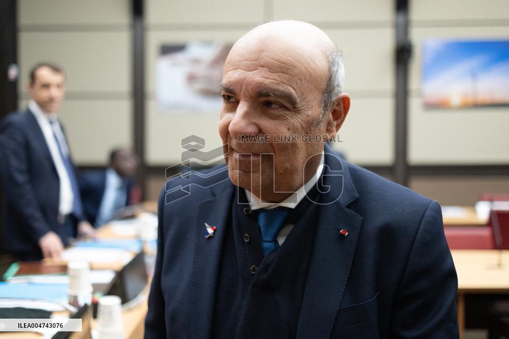 Hearing of Eric Trappier at the National Assembly - Paris