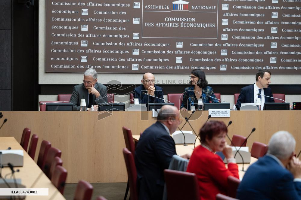 Hearing of Eric Trappier at the National Assembly - Paris
