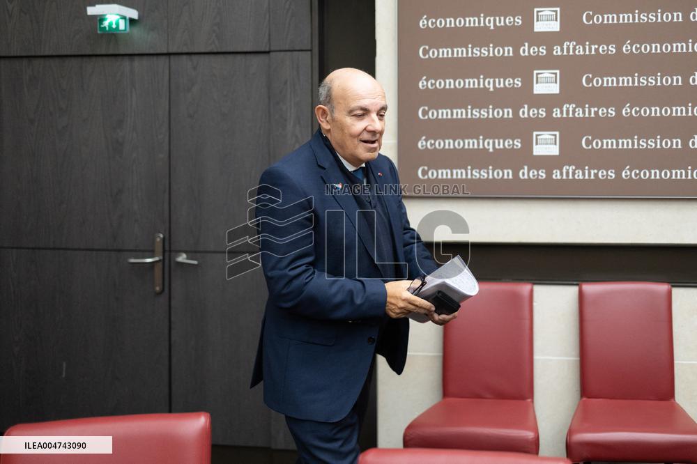 Hearing of Eric Trappier at the National Assembly - Paris