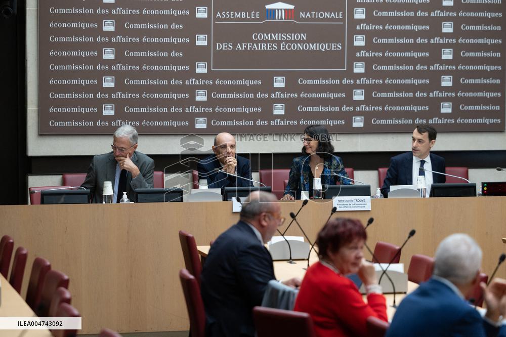 Hearing of Eric Trappier at the National Assembly - Paris