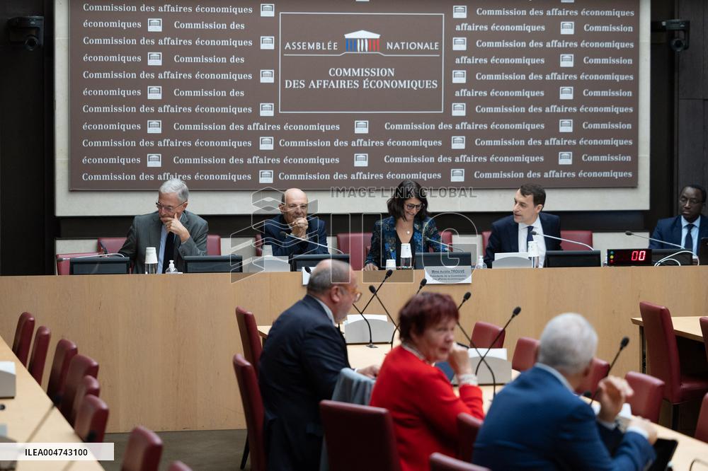 Hearing of Eric Trappier at the National Assembly - Paris