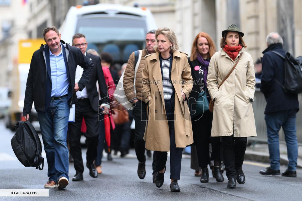 PM Lecornu Meets With Trade Unions - Paris