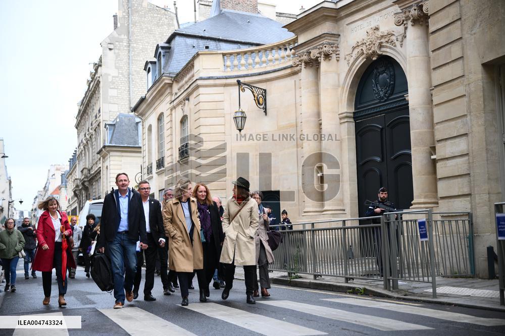 PM Lecornu Meets With Trade Unions - Paris