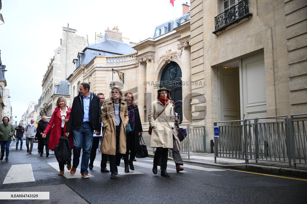 PM Lecornu Meets With Trade Unions - Paris