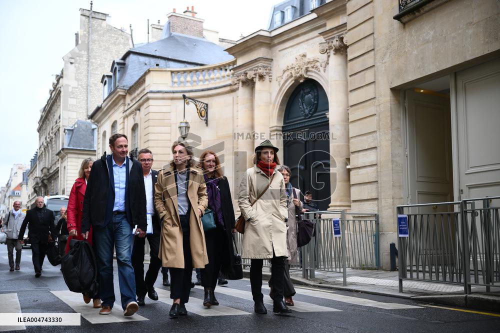 PM Lecornu Meets With Trade Unions - Paris