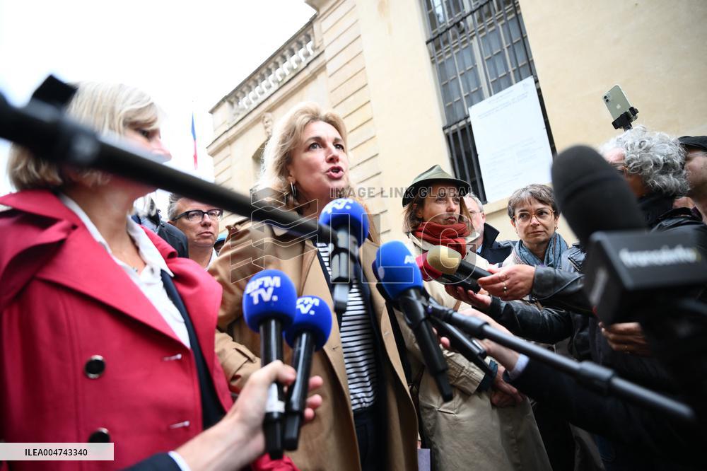 PM Lecornu Meets With Trade Unions - Paris