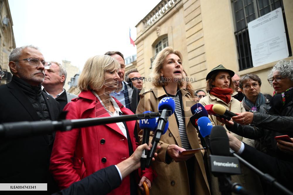 PM Lecornu Meets With Trade Unions - Paris