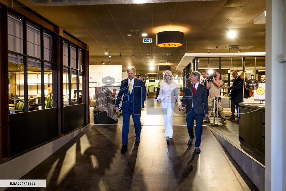 King Willem-Alexander Work Visit To Assen - Netherlands