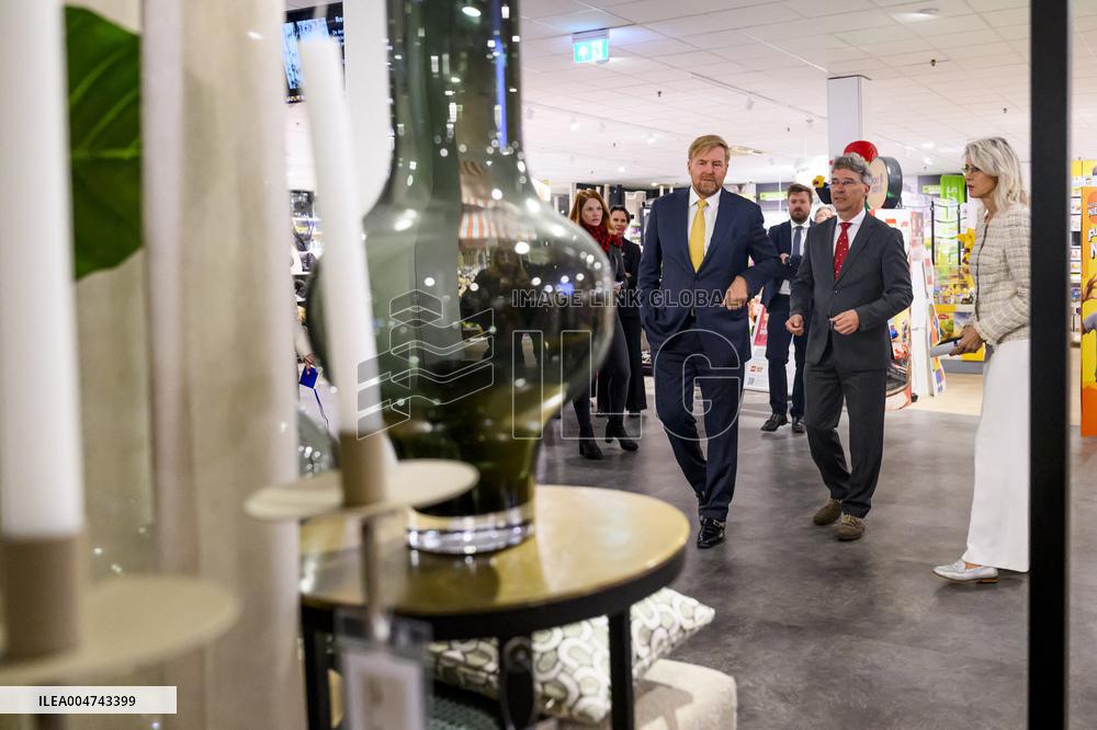 King Willem-Alexander Work Visit To Assen - Netherlands