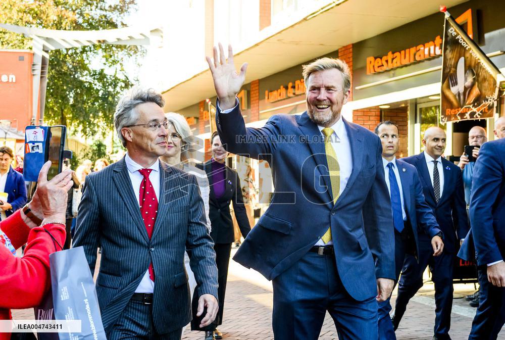 King Willem-Alexander Work Visit To Assen - Netherlands