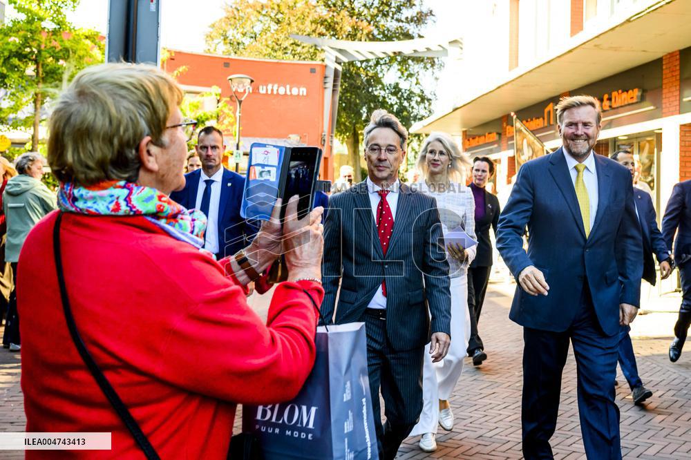 King Willem-Alexander Work Visit To Assen - Netherlands