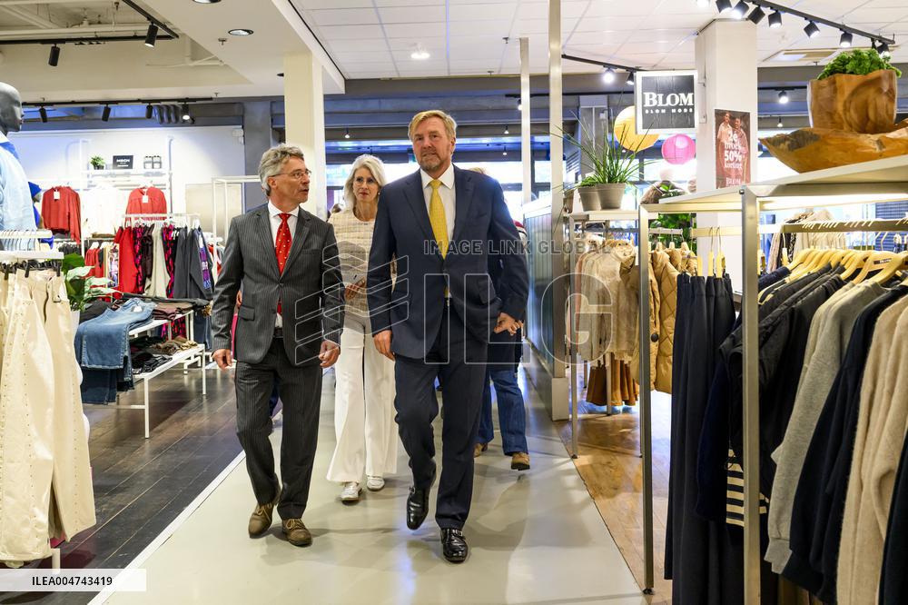 King Willem-Alexander Work Visit To Assen - Netherlands