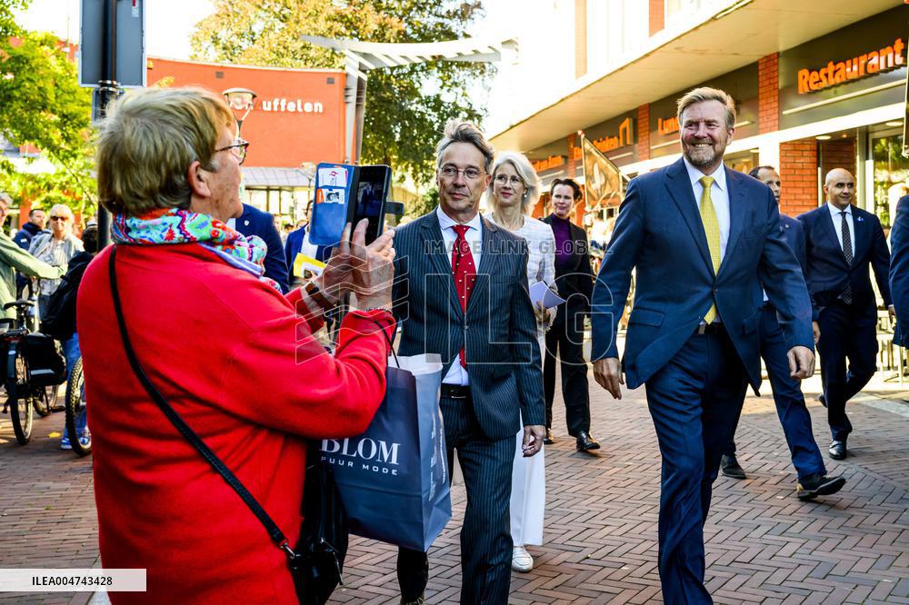 King Willem-Alexander Work Visit To Assen - Netherlands